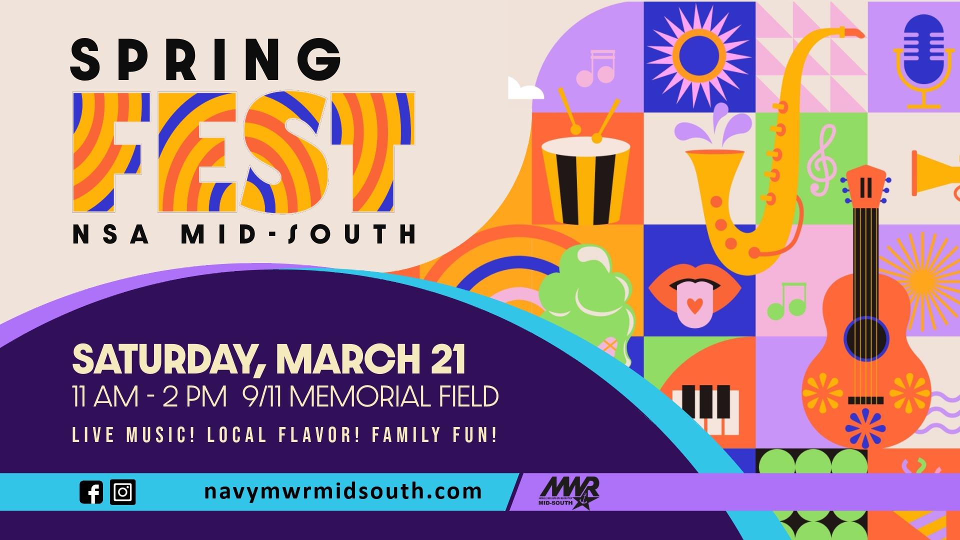 Spring Fest event - Live Music! Local Flavor! Family Fun!